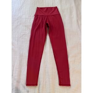 Barre yoga leggings sz small red